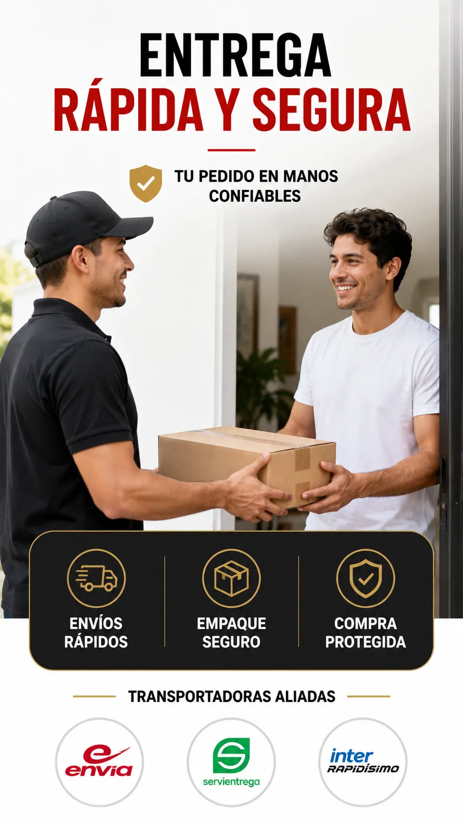 Entrega rapida y segura